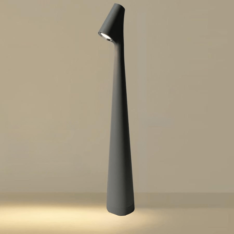Lámpara de mesa de metal – Recargable y elegante para interiores y exteriores