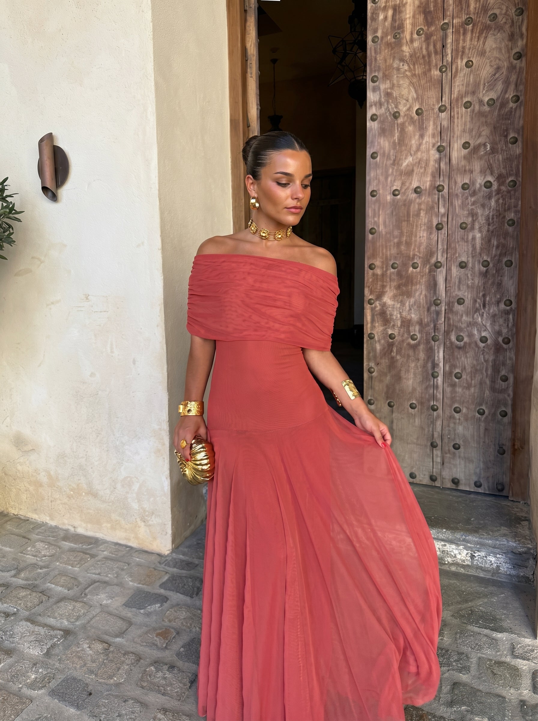 Vestido Valencia Maxi sin Tirantes