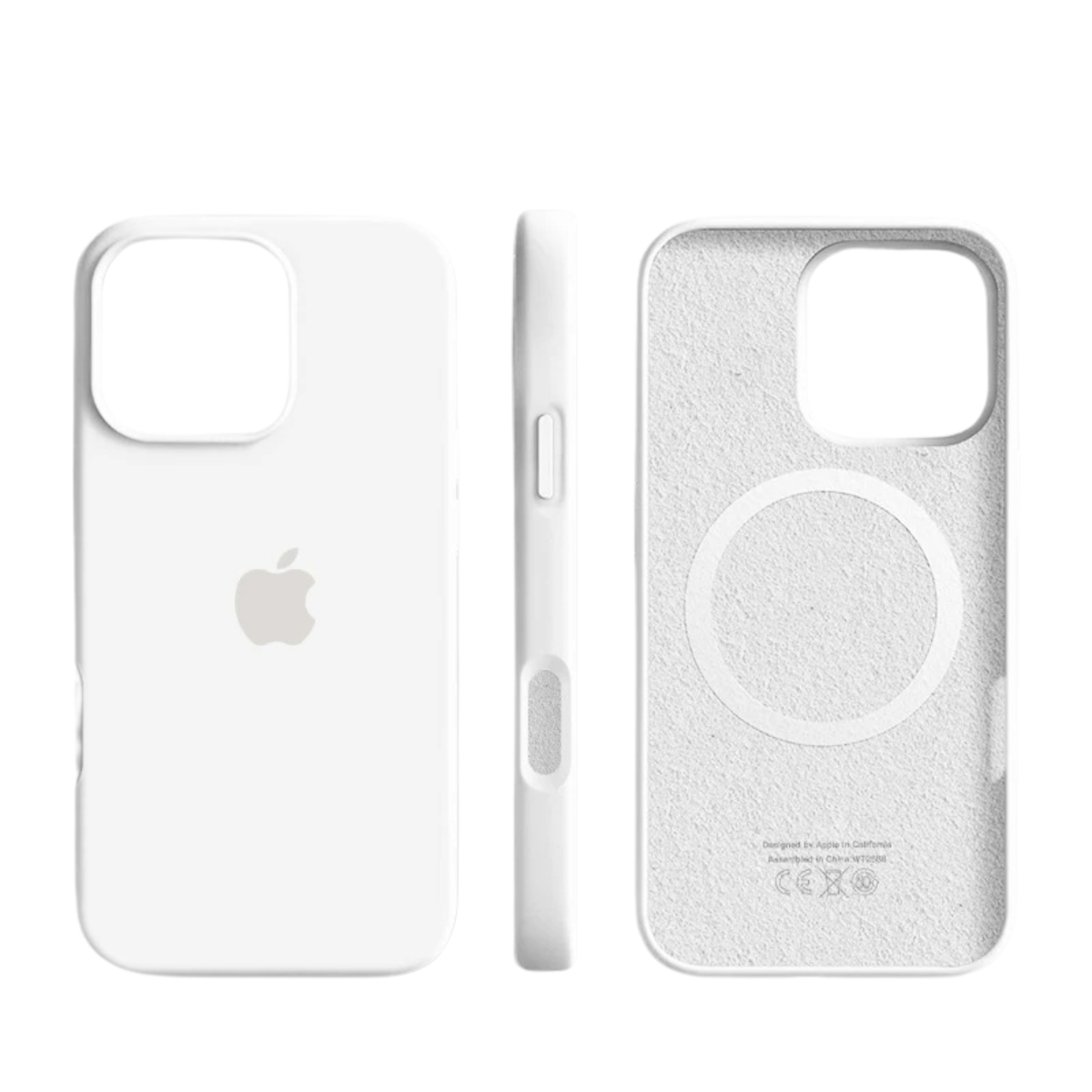 Funda de silicona para iPhone con MagSafe – Resistente a los impactos – Forro suave – Calidad premium