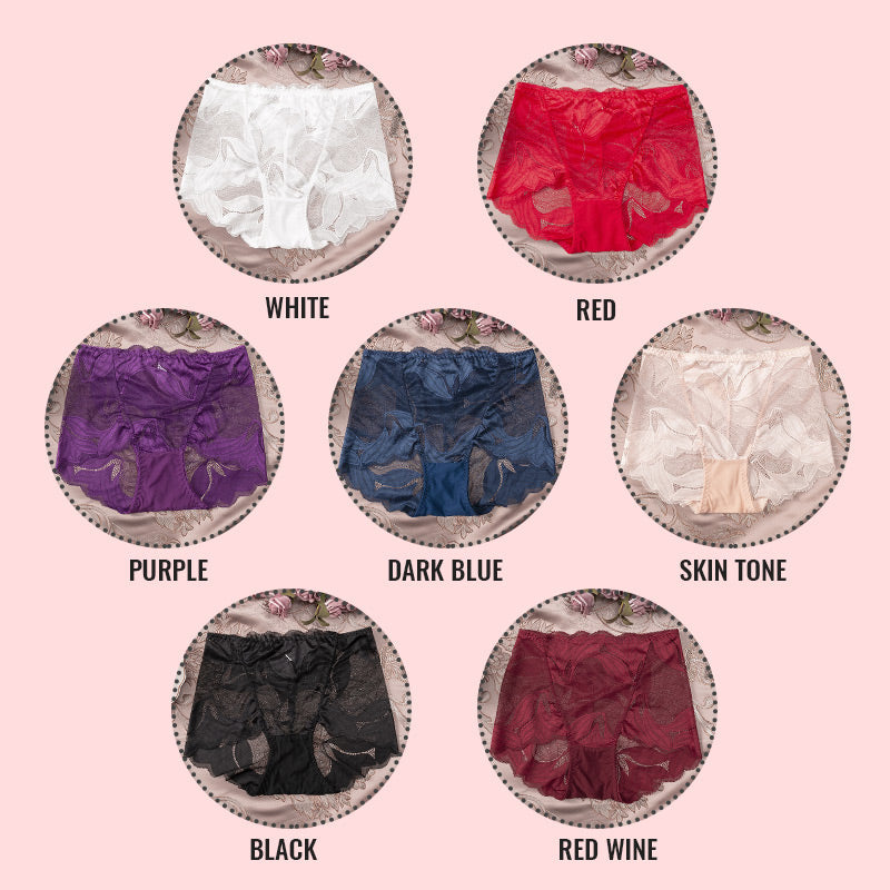 Culotte de encaje para mujer con refuerzo de algodón