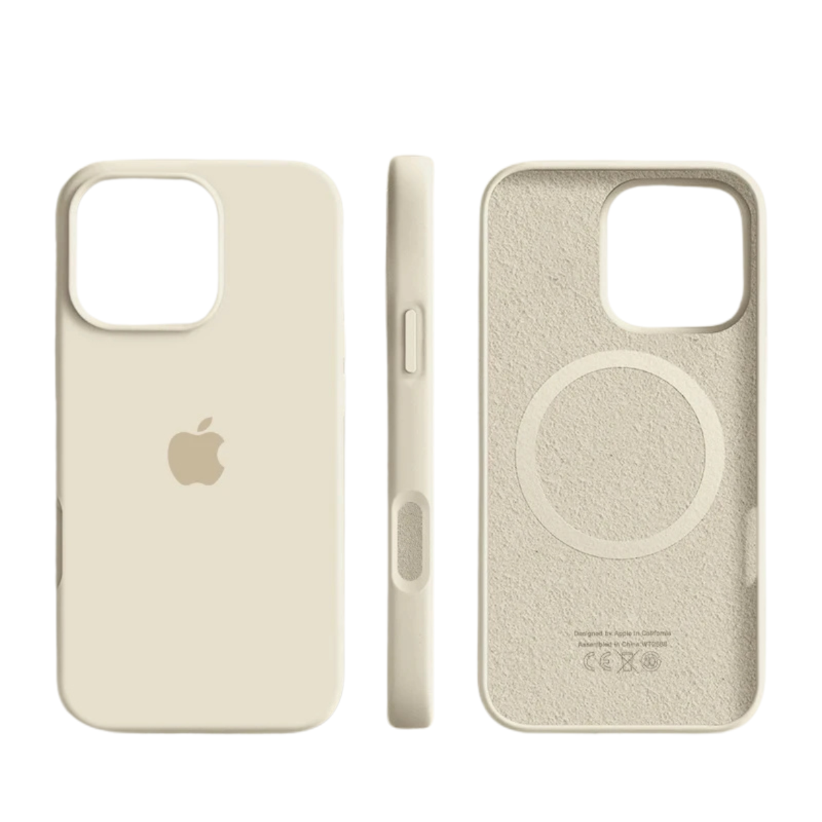 Funda de silicona para iPhone con MagSafe – Resistente a los impactos – Forro suave – Calidad premium