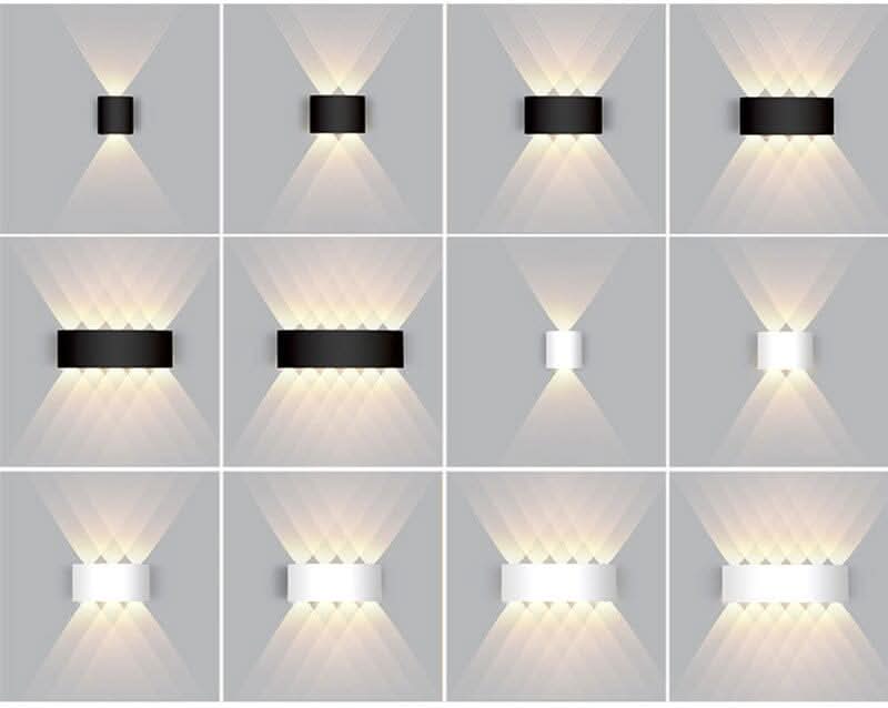 Lámpara de pared exterior LED a prueba de agua – Iluminación exterior elegante y eficiente en energía de aluminio