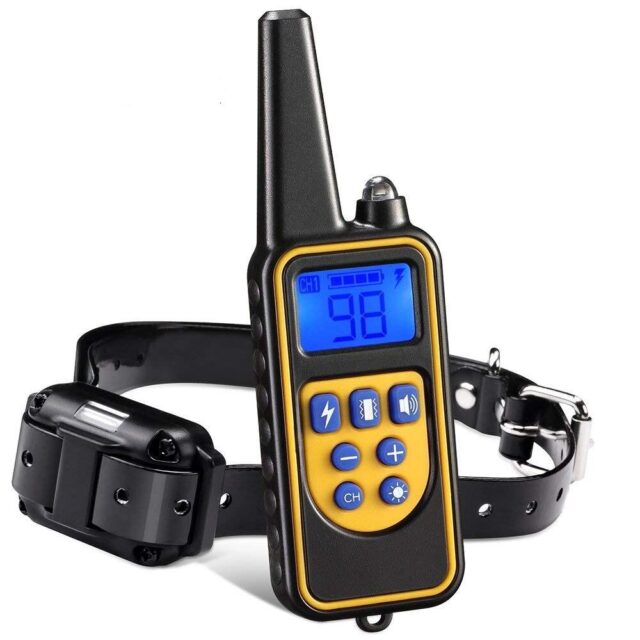 Trainingshalsband voor honden met een bereik van 800 m en 3 modi