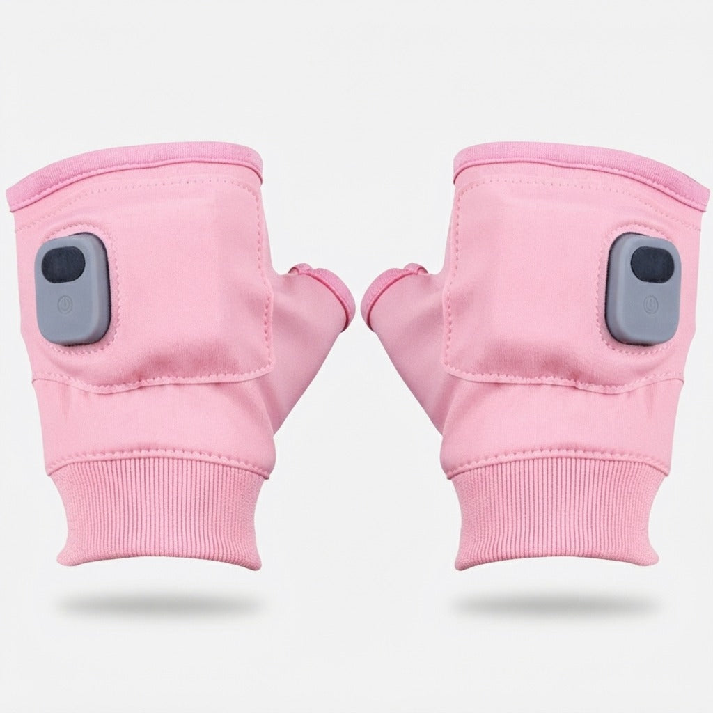 Guantes calefactables sin dedos con 3 niveles de calor