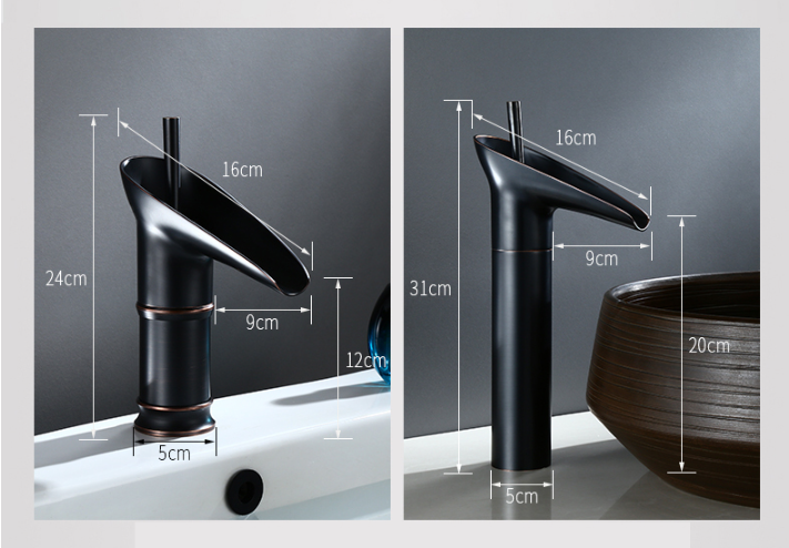 Brassélia | Grifo de Baño Antiguo – Elegancia & Pico de Cascada