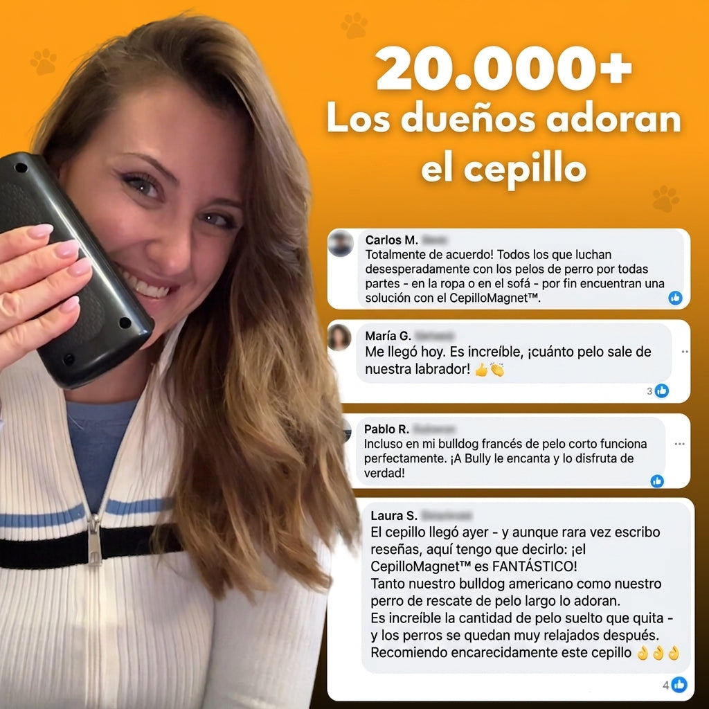 CepilloMagnet™ – La solución más efectiva para eliminar el pelo de mascotas