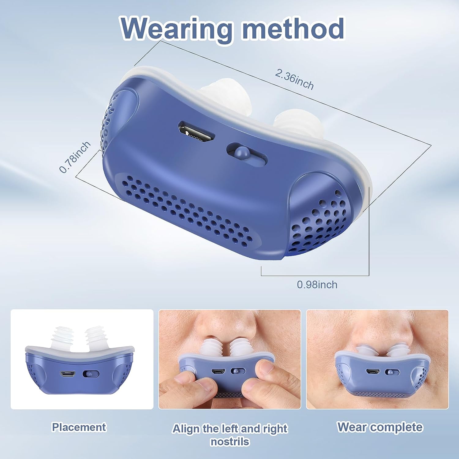 Dispositivo Micro CPAP - Anti-ronquidos