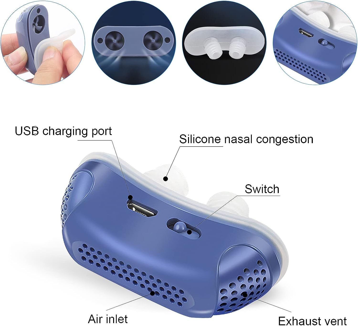 Dispositivo Micro CPAP - Anti-ronquidos