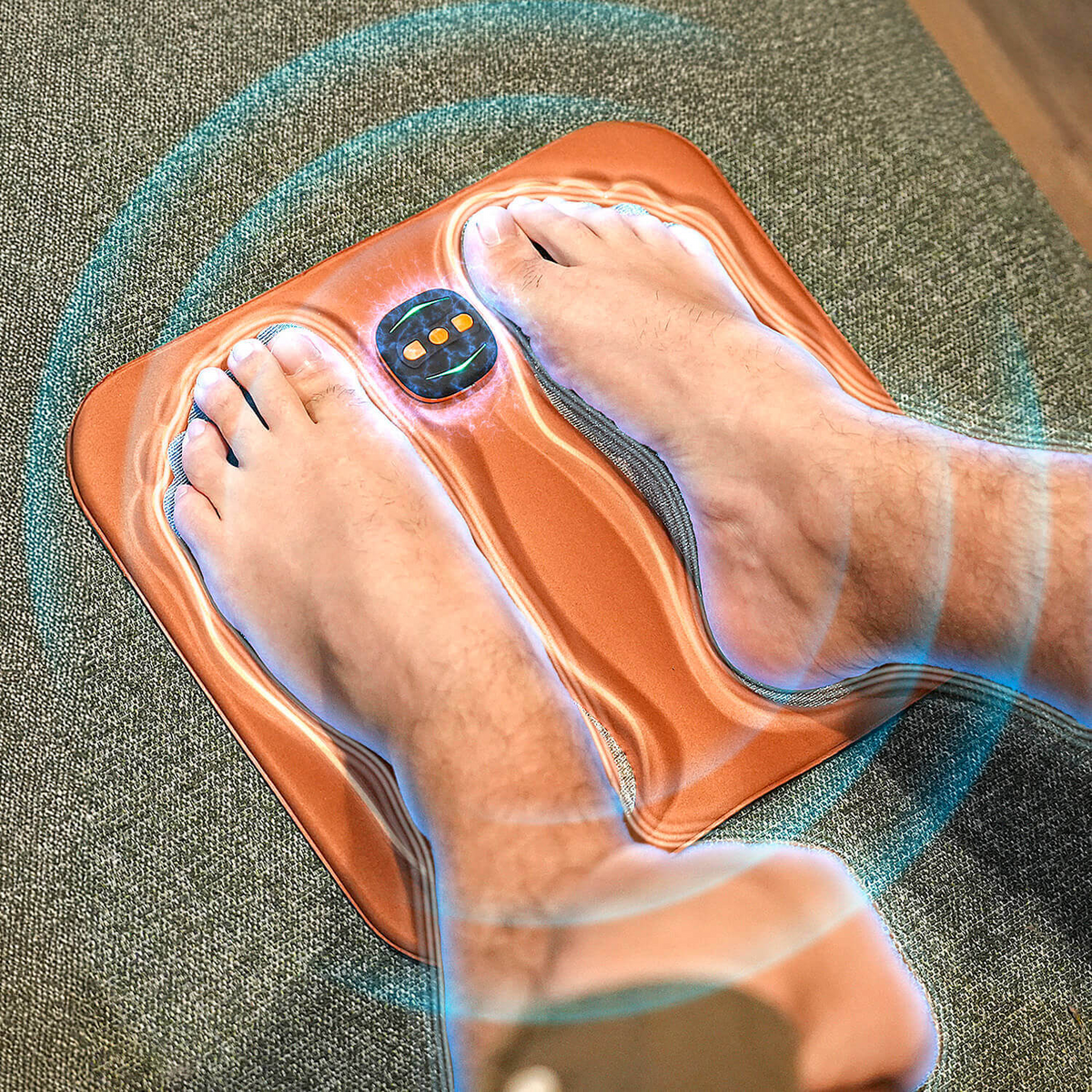 Elektrostimulatiemat voor de voeten met afstandsbediening