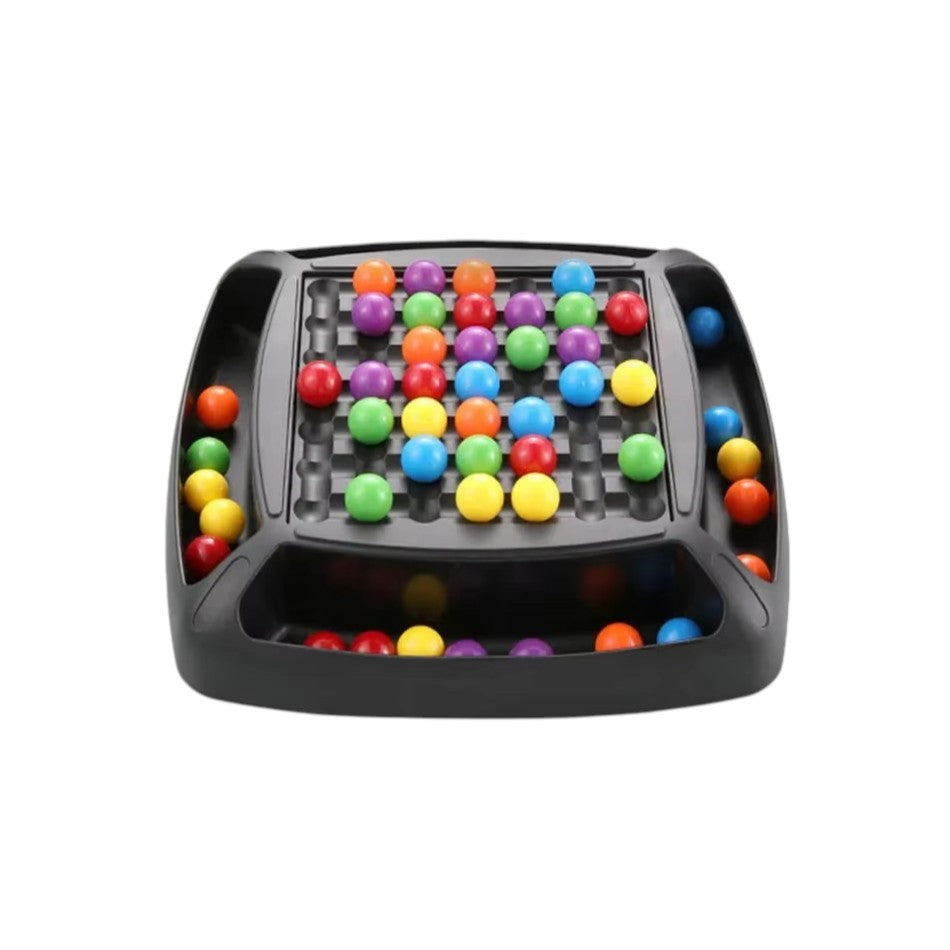 Jeu de stratégie de société avec 80 billes colorées pour toute la famille