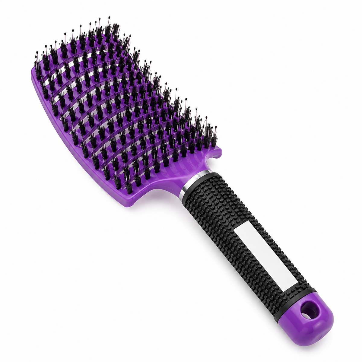 Ontwarrende borstel met flexibele pinnen voor nat of droog haar