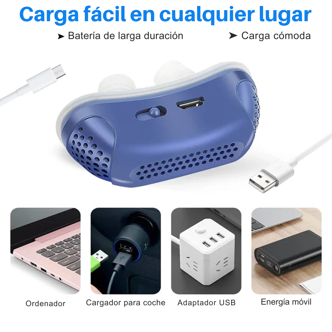 CPAP Portátil para Ronquidos y Apnea del Sueño