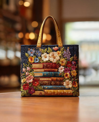 Bolso Tote Artesanal | Estampado Floral Colorido