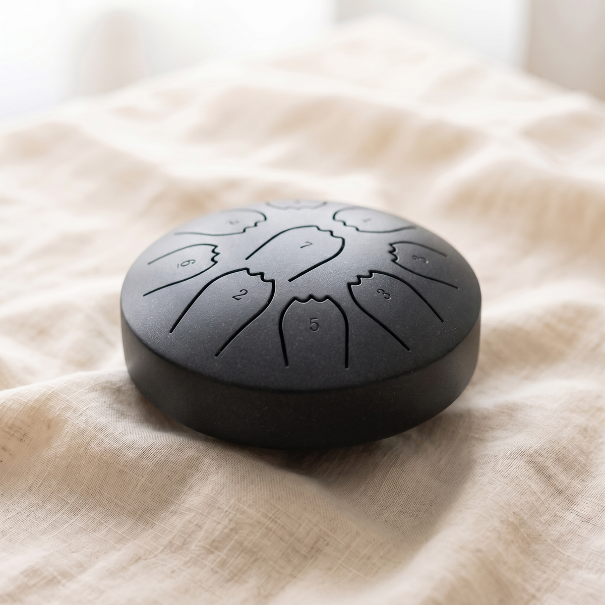Tambor de Acero Tipo Rain Drum, Escala Pentatónica 432Hz para Meditación