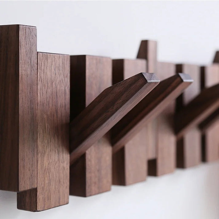 Primo | Perchero de Madera en Forma de Piano | Diseño Elegante | Madera Duradera