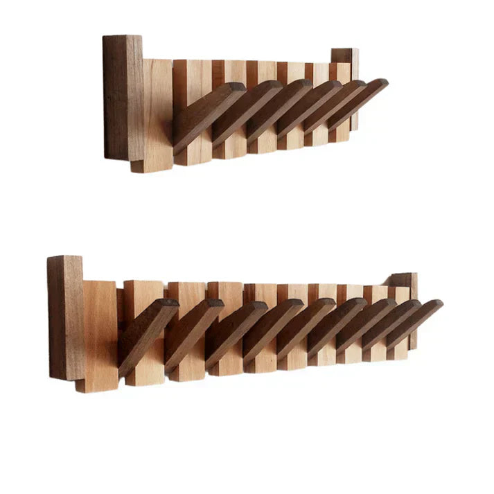 Primo | Perchero de Madera en Forma de Piano | Diseño Elegante | Madera Duradera