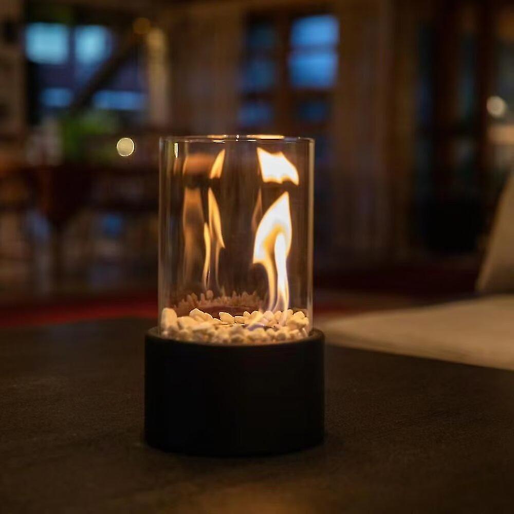 Lumara - Chimeneas de bioetanol de sobremesa con Llama Auténtica - Interior y Exterior