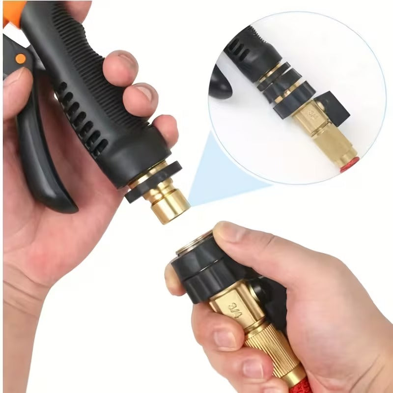 HydroSnap - Conector Rápido para Manguera de Jardín