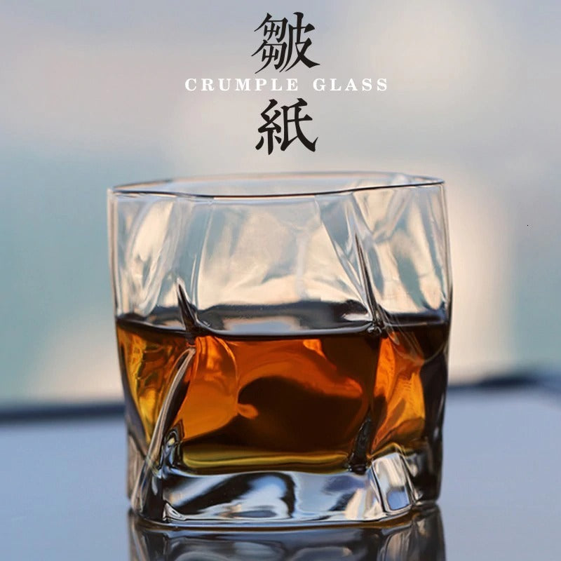 Crumple - Vaso de Whisky Japonés
