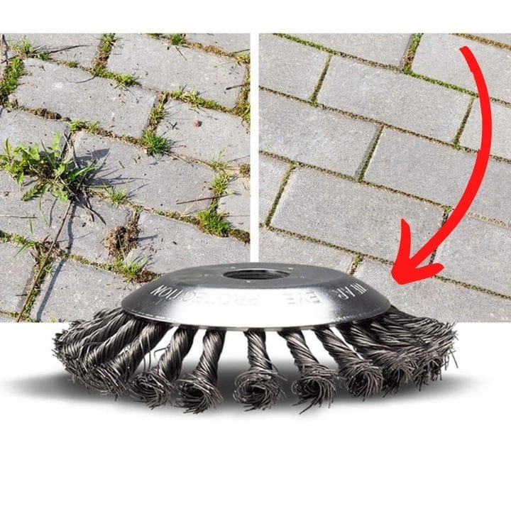 GreenCrusher Cabezal Desbrozadora Metal Reforzado – Compatible 98% Modelos, Antimalas Hierbas, Universal