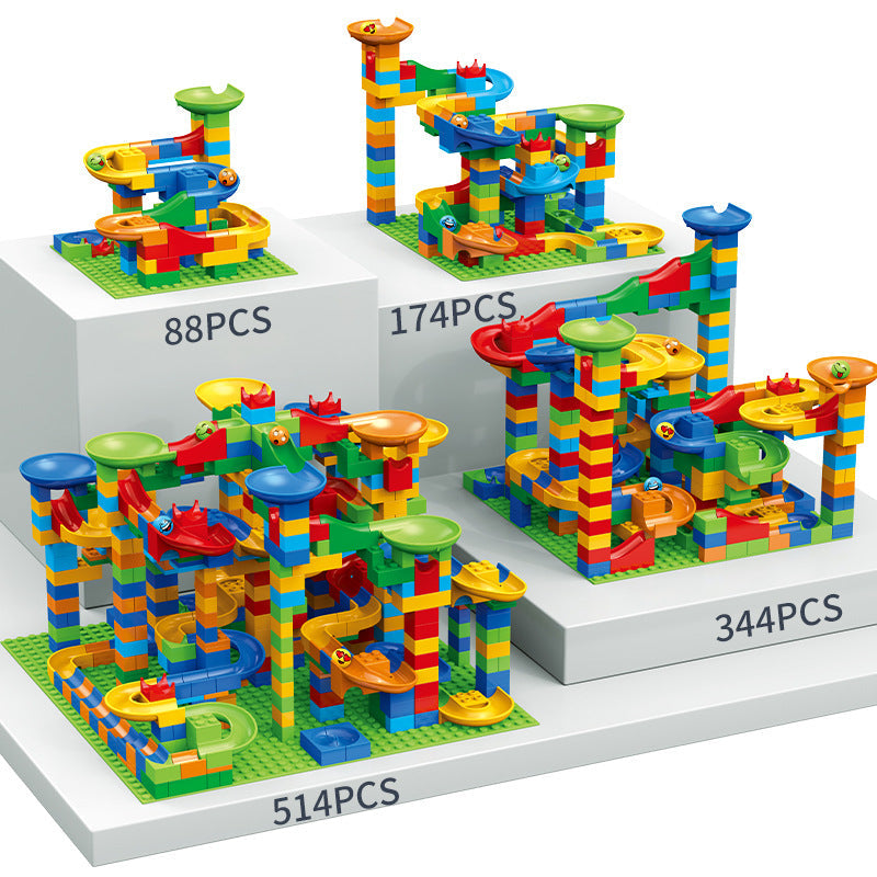 Pista de canicas Juguete de construcción para niños Colorido Plástico