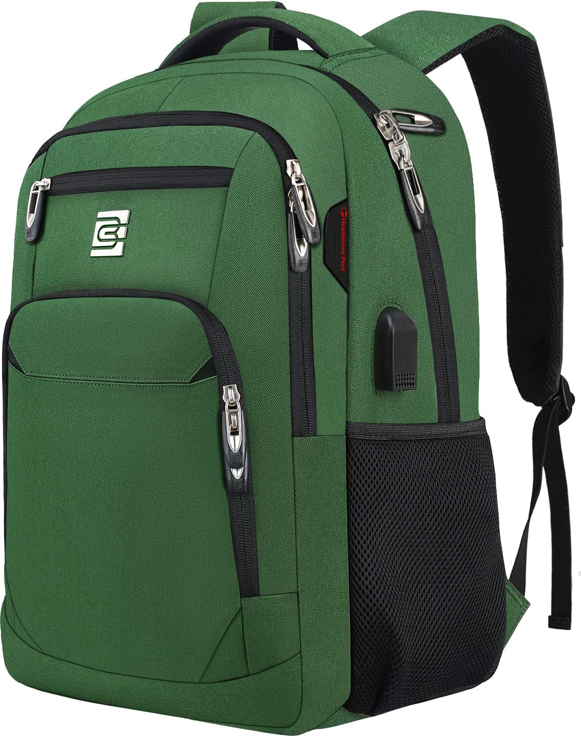 Mochila Delgada Antirrobo para Portátil con Puerto de Carga USB