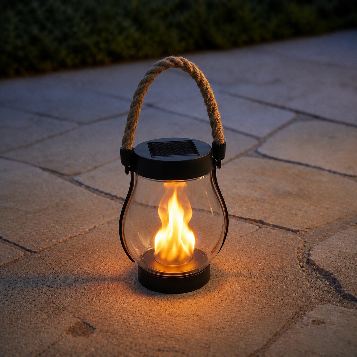 LlamaViva | Farol con Efecto de Fuego Realista