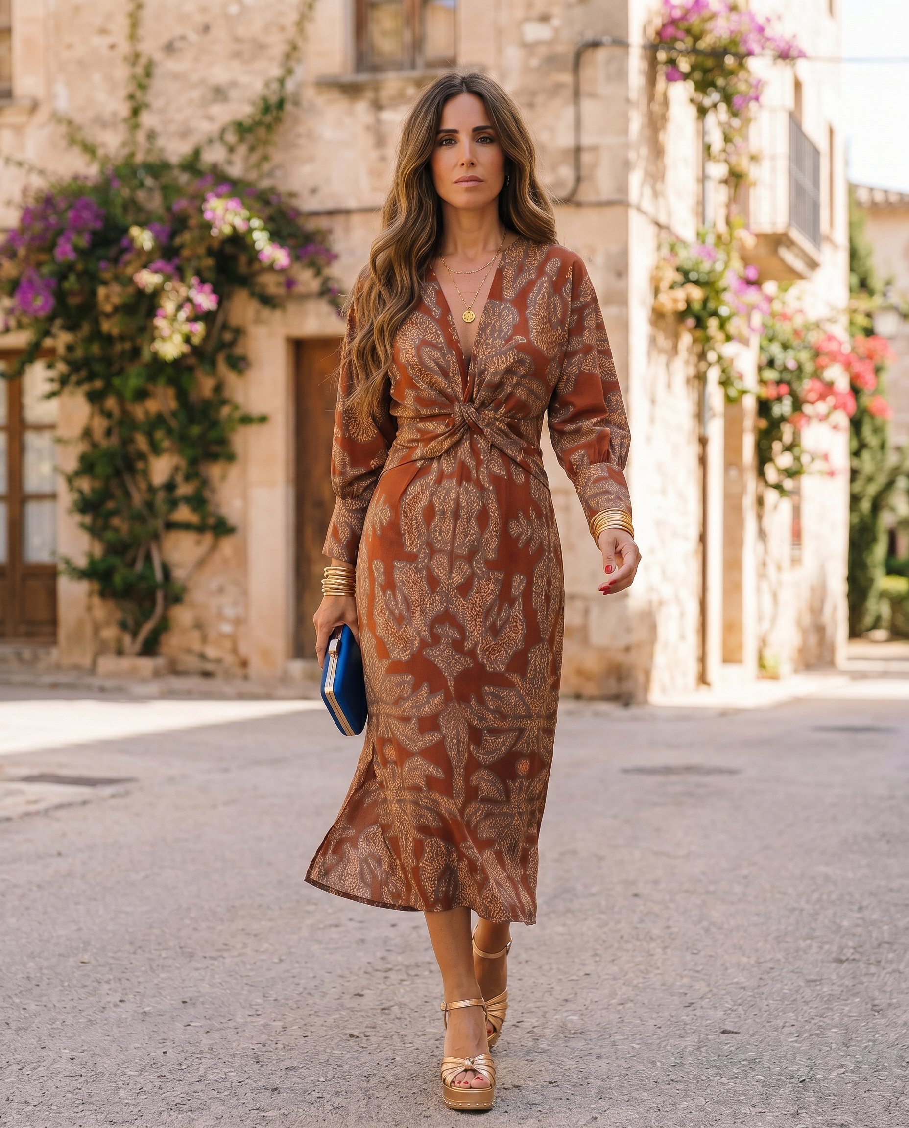 Alma | Vestido Midi Estampado