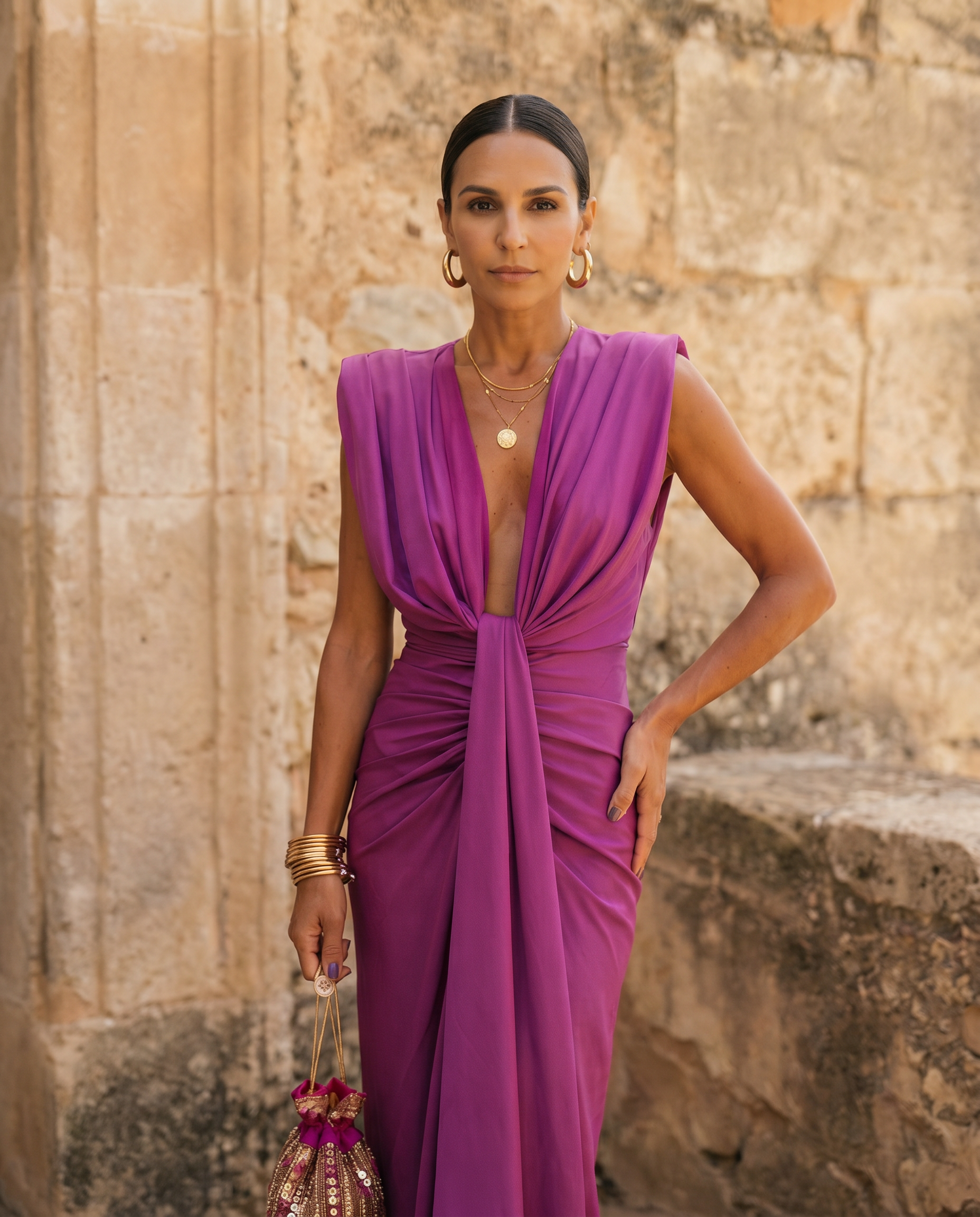 Lucía | Vestido Drapeado