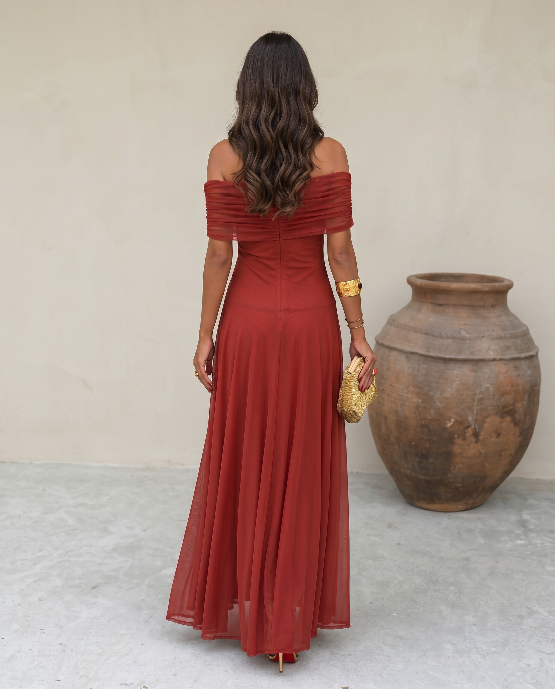 Vestido Valencia Maxi sin Tirantes