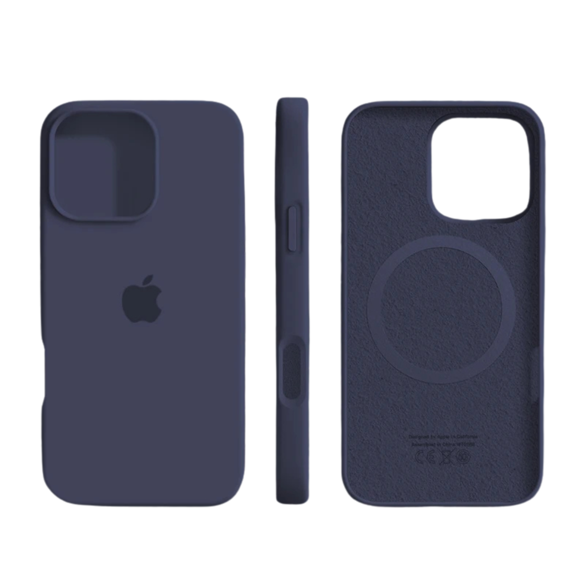 Funda de silicona para iPhone con MagSafe – Resistente a los impactos – Forro suave – Calidad premium