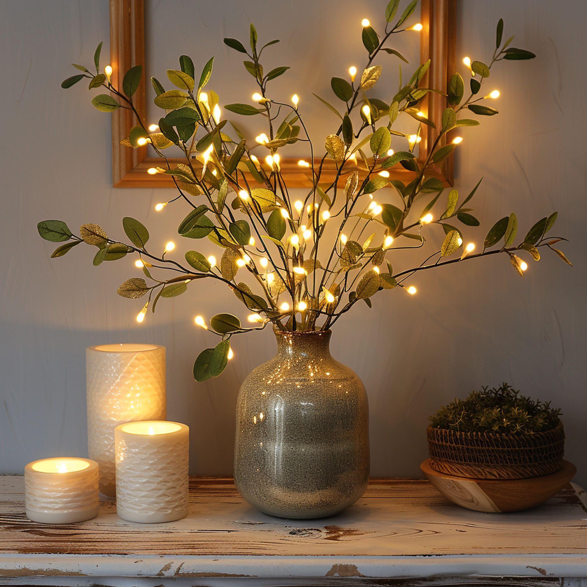 Oliviera | Ramas Luminosas – Esplendor Encantado y Ambiente Cálido