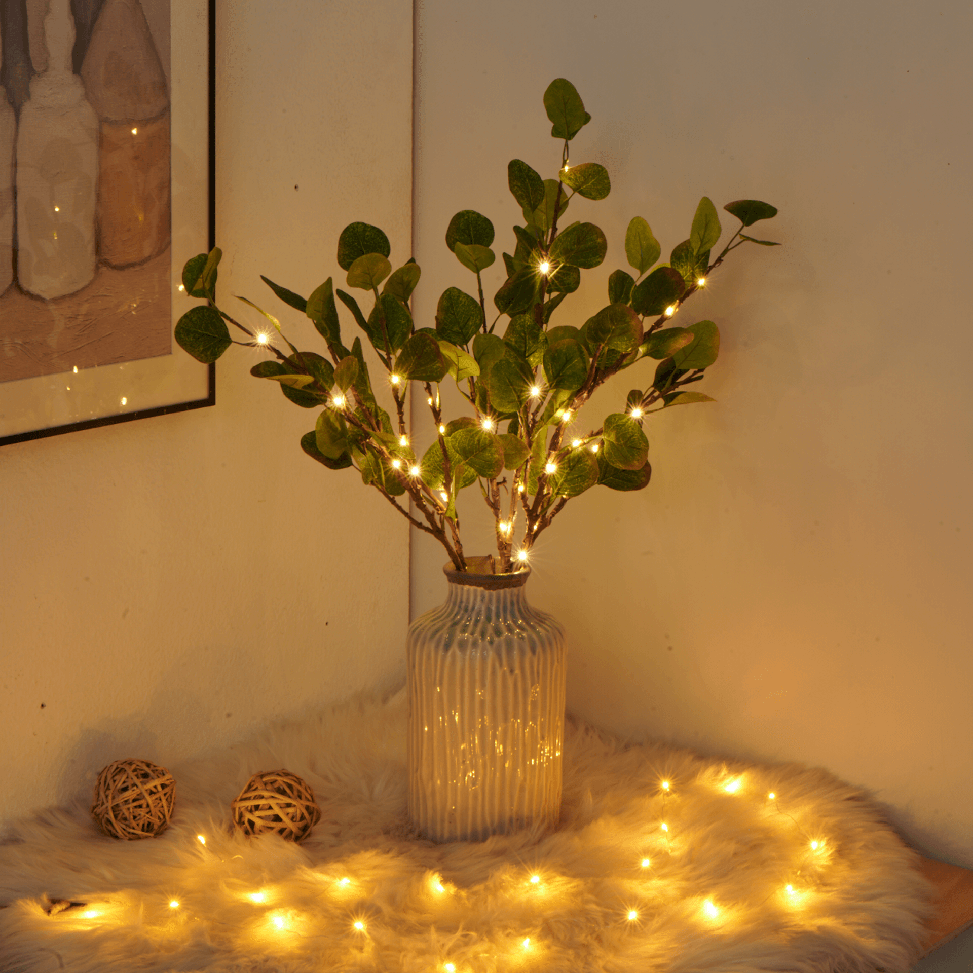 Oliviera | Ramas Luminosas – Esplendor Encantado y Ambiente Cálido