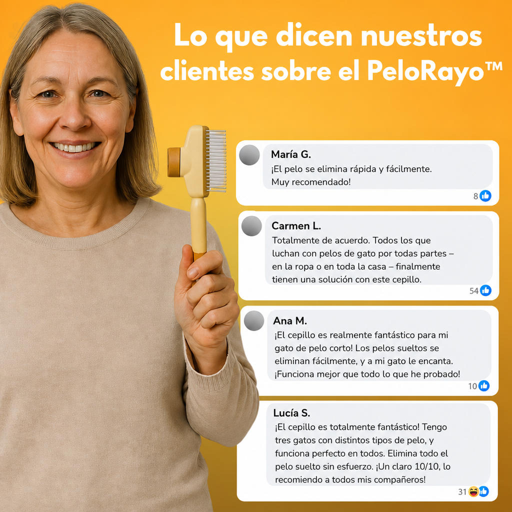 Cepillo PeloRayo™ – La solución definitiva para el cuidado del pelaje