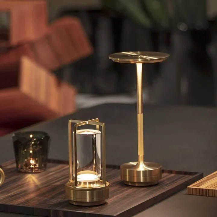 Rétalis | Lámpara de Mesa Inalámbrica – Diseño Atemporal y Luz Regulable