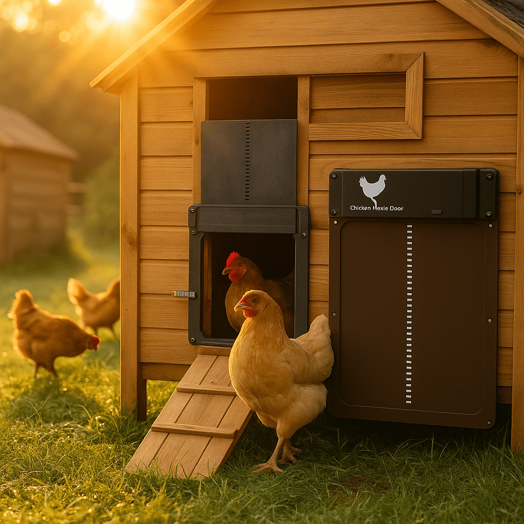 Puerta Automática para Gallinero con Sensor de Luz y 3 Colores