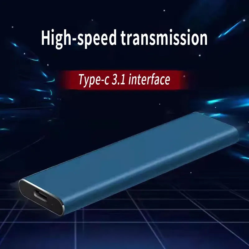 DataSec 4 TB Disco Duro Externo - Almacenamiento Ultra Delgado USB-C