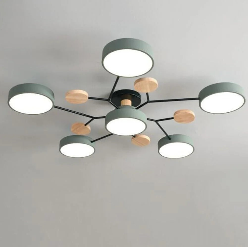 LED-plafondlamp met 4 tot 7 lampen en instelbare kleurtemperatuur