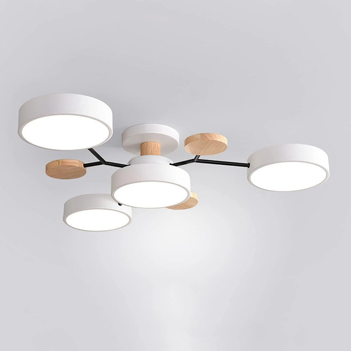LED-plafondlamp met 4 tot 7 lampen en instelbare kleurtemperatuur