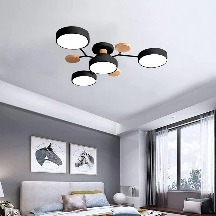 LED-plafondlamp met 4 tot 7 lampen en instelbare kleurtemperatuur