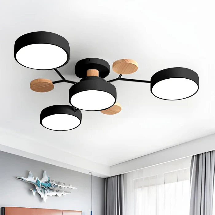 LED-plafondlamp met 4 tot 7 lampen en instelbare kleurtemperatuur