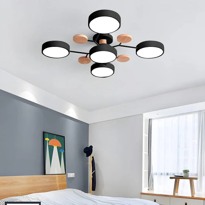 LED-plafondlamp met 4 tot 7 lampen en instelbare kleurtemperatuur