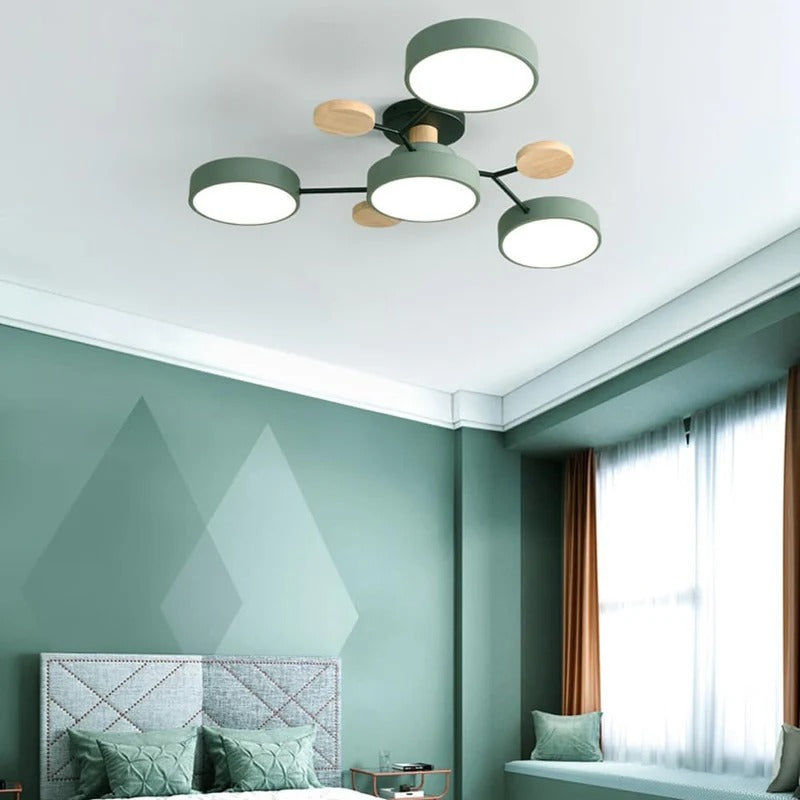 LED-plafondlamp met 4 tot 7 lampen en instelbare kleurtemperatuur