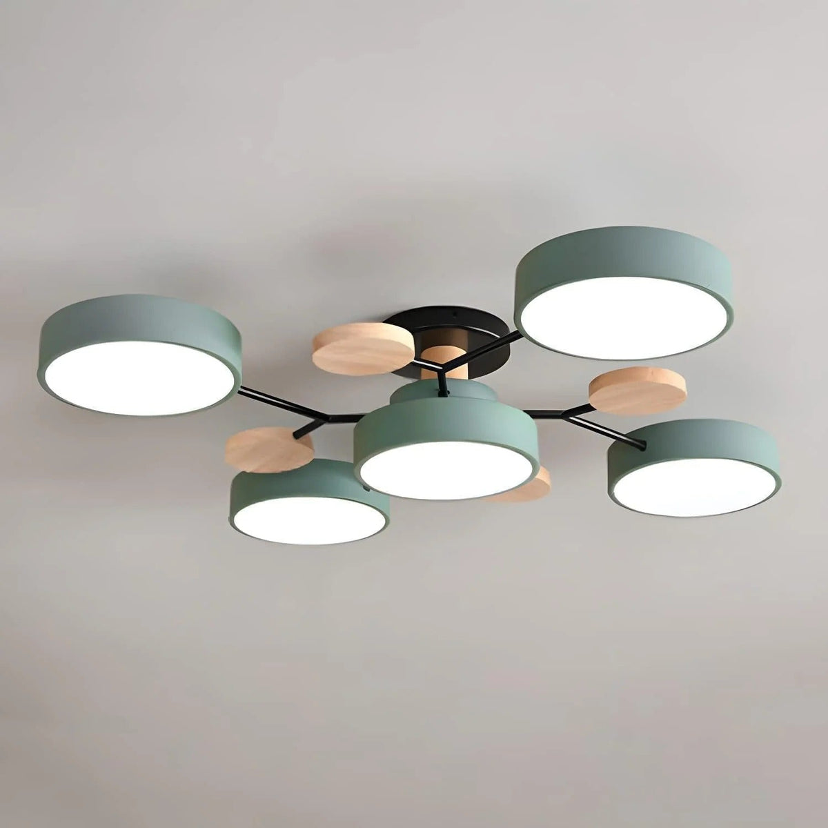 LED-plafondlamp met 4 tot 7 lampen en instelbare kleurtemperatuur