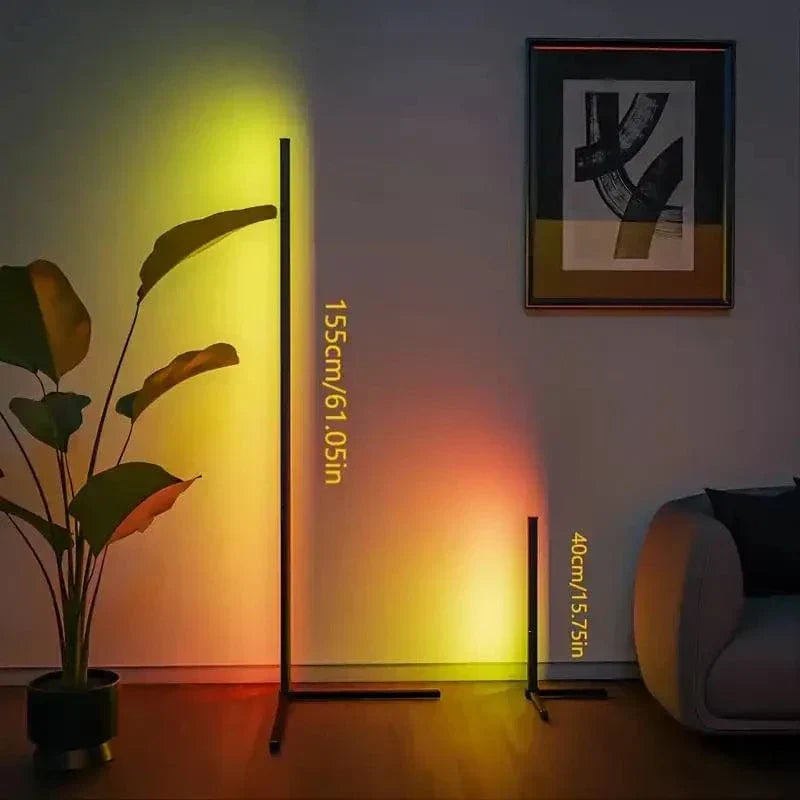 Dimbare RGB-hoeklamp met afstandsbediening en USB-voeding