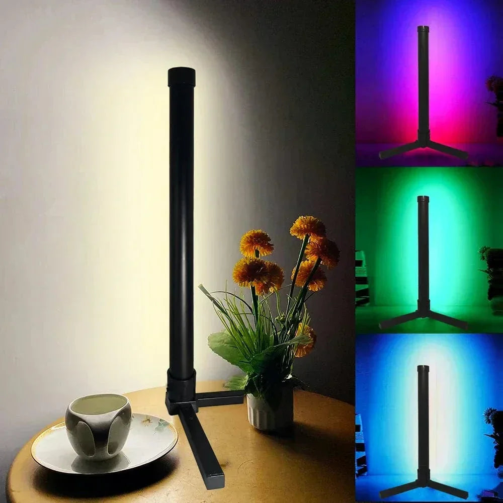Dimbare RGB-hoeklamp met afstandsbediening en USB-voeding