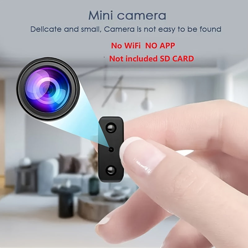 Mini Cámara Ultra-Compacta - Full HD | Visión Nocturna & Detección de Movimiento