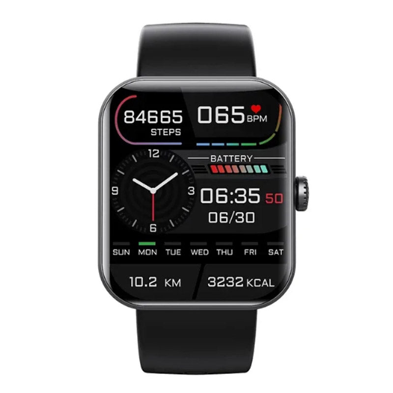Smartwatch Deportivo con Monitor de Salud | Frecuencia Cardíaca, Sueño, Pasos y Notificaciones
